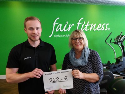 Fair Fitness erradelt 222 EUR für AKI